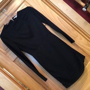 Long sleeve mini dress